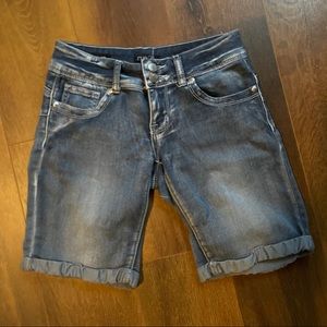 Denim Bermuda Shorts